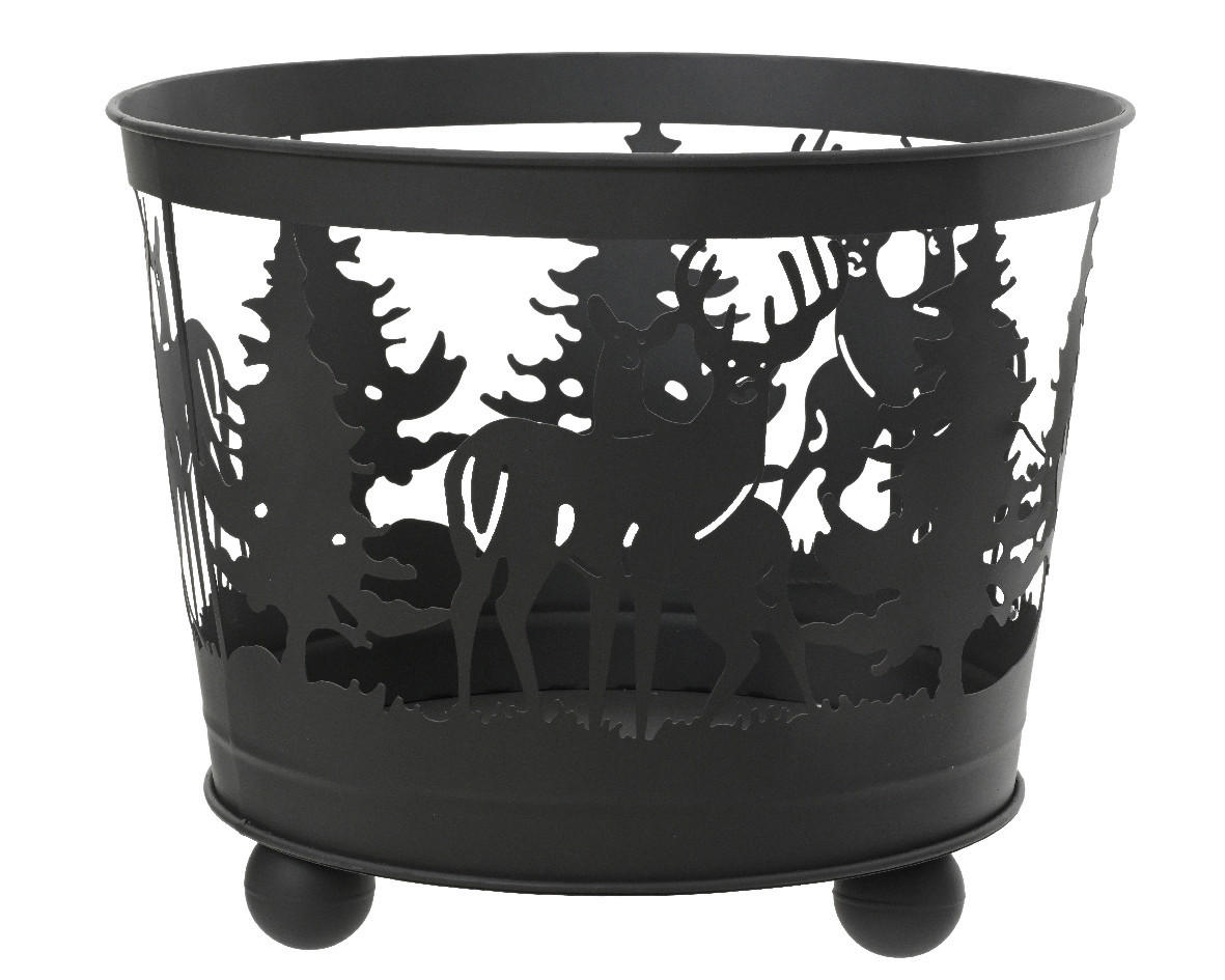 FEUERSTELLE  - Schwarz, LIFESTYLE, Metall (39/32cm) - Ambia Home