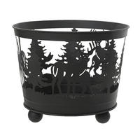 KURIŠČE - črna, Trendi, kovina (39/32cm) - Ambia Home