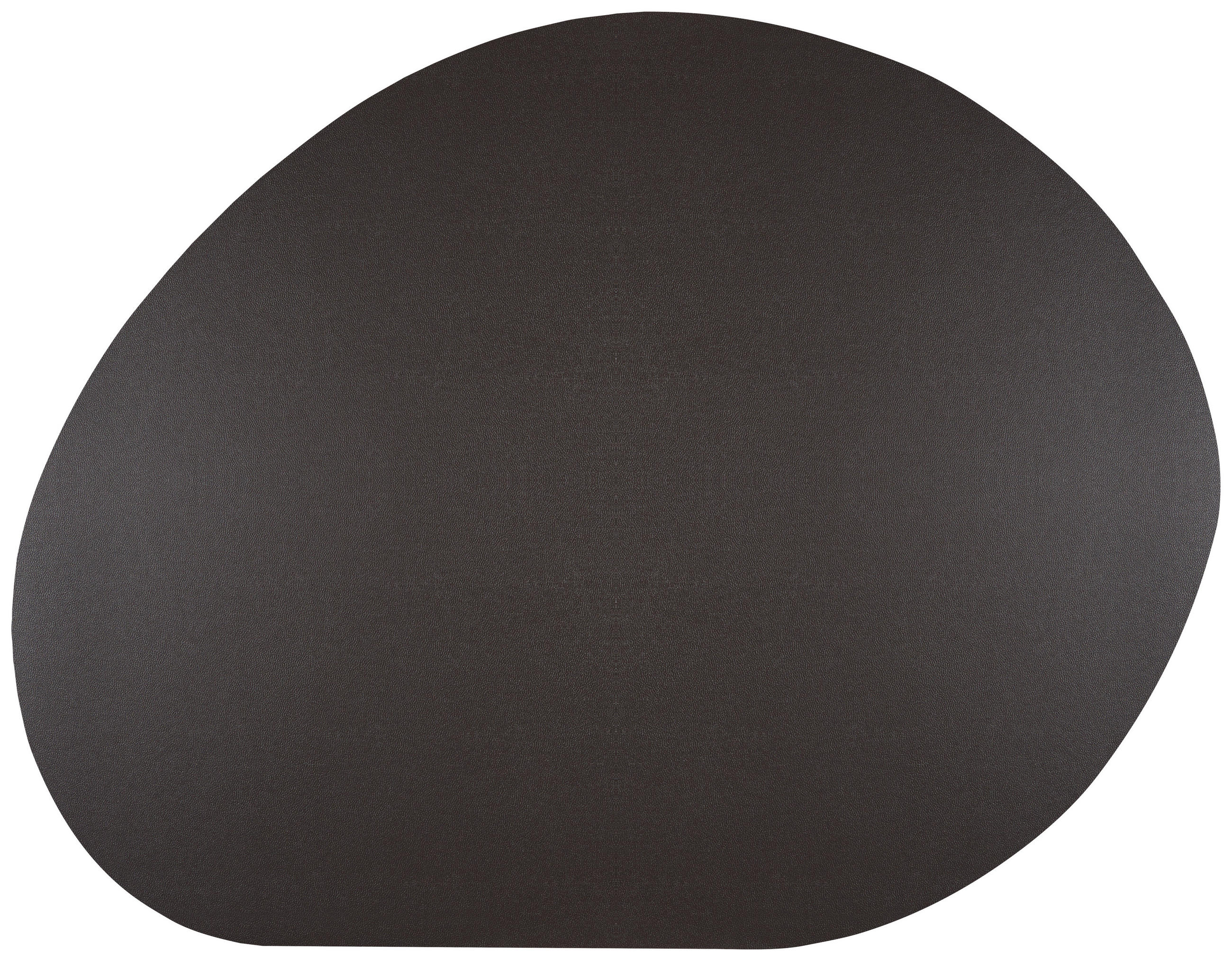TISCHSET Textil Lederlook Dunkelbraun  - Dunkelbraun, Basics, Textil (45/35/0,18cm) - Ambia Home
