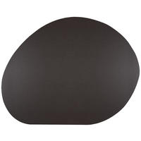 PROSTÍRÁNÍ, polyvinylchlorid (PVC),  - tmavě hnědá, Basics, textil (45/35/0,18cm) - Ambia Home