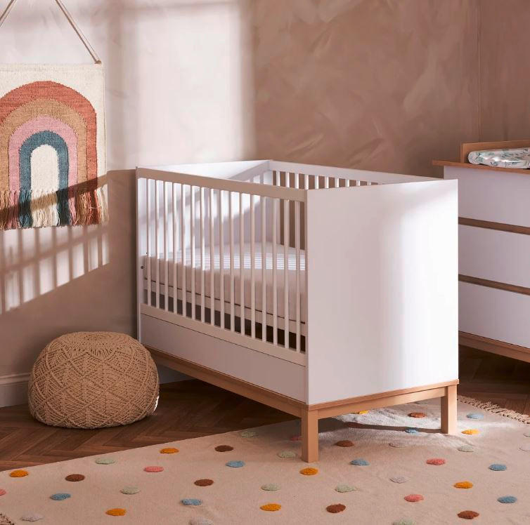 GITTERBETT Astrid 120/60 cm  - Naturfarben/Weiß, Basics, Holz/Holzwerkstoff (120/60cm) - FAKTUM