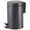 KOSMETIKEIMER MONACO 3 L  - Dunkelgrau/Schwarz, Basics, Kunststoff/Metall (17/26cm) - Kela