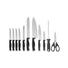 MESSERBLOCK 12-teilig - Edelstahlfarben/Schwarz, Basics, Holz/Kunststoff (//null) - Homeware MESSERBLOCK 12-teilig - Edelstahlfarben/Schwarz, Basics, Holz/Kunststoff (//null) - Homeware