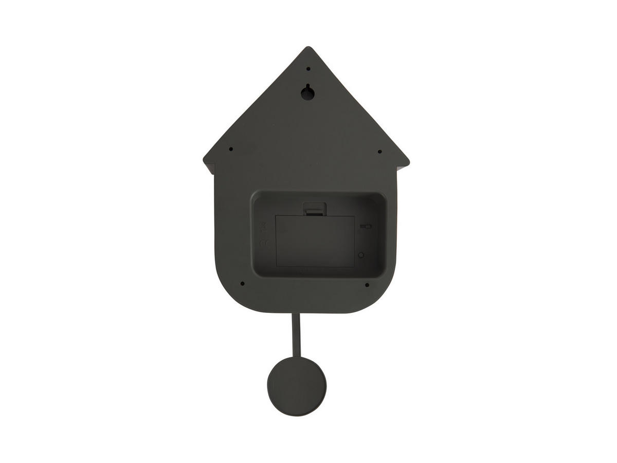 WANDUHR  Olivgrün  - Olivgrün, KONVENTIONELL, Kunststoff (21,5/41/8,5cm) - Karlsson