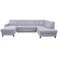 ROHOVÁ SEDAČKA, drevo, textil, sivá - sivá/jadrový buk, Modern, drevo/textil (161/299/187cm) - Cantus