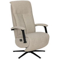 RELAXSESSEL Webstoff    - Schwarz/Naturfarben, Design, Holz/Textil (67/114/84cm) - Livetastic