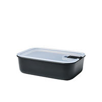 DÓZA NA SKLADOVANIE POTRAVÍN plast  plast 1,5 l - priehľadné/čierna, Konventionell, plast (23,8/16,7/7cm) - Mepal