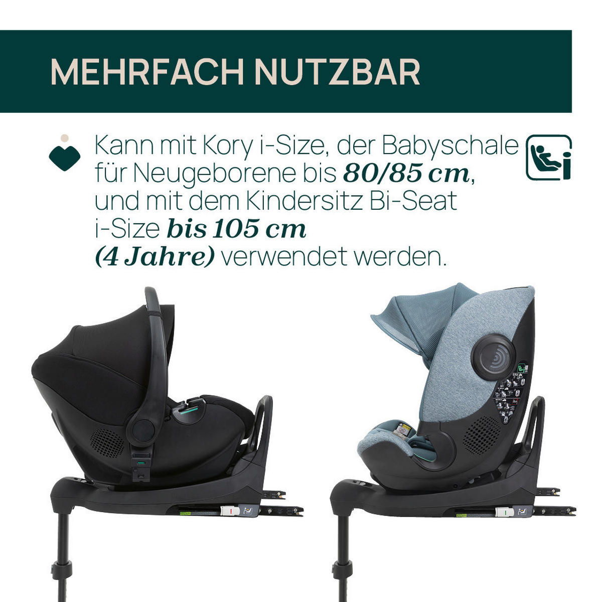 ISOFIXSTATION FULL 360 I-SIZE BASIS FÜR KORY  - Schwarz, Basics, Kunststoff (66/19/38cm) - Chicco