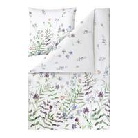 BETTWÄSCHE 2-teilig Leticia Makosatin 135/200 cm  - Grün, Design, Textil (135/200cm) - Estella