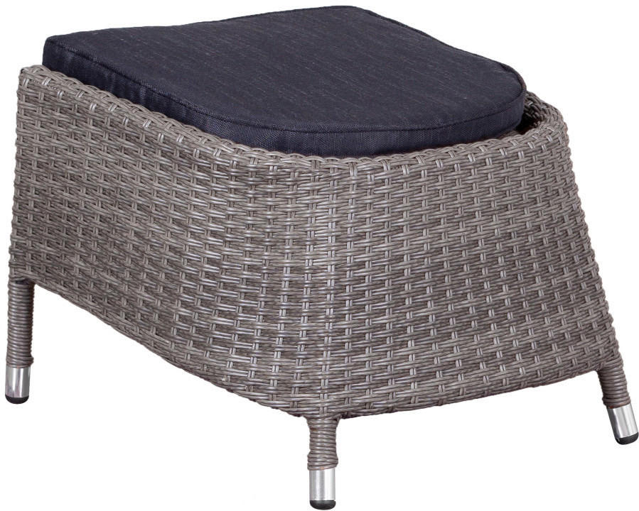 GARTENHOCKER  - Grau, Basics, Kunststoff/Textil (56/42/54cm) - Gardenson