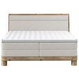 BOXSPRINGBETT 140/200 cm  in Naturfarben  - Eichefarben/Naturfarben, Natur, Holz/Textil (140/200cm) - Valnatura