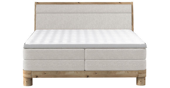 BOXSPRINGBETT 160/200 cm in Naturfarben - Eichefarben/Naturfarben, Natur, Holz/Textil (160/200cm) - Valnatura
