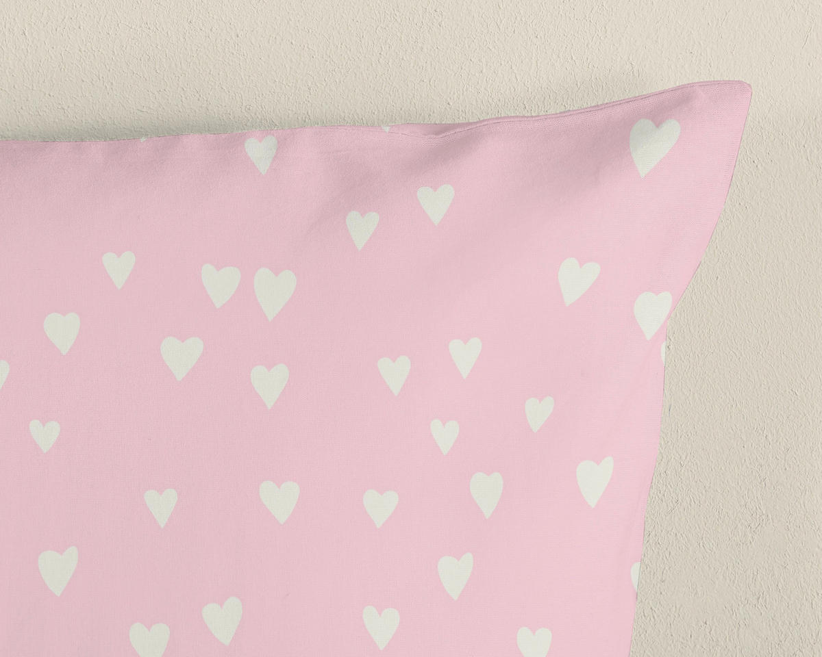 KINDERBETTWÄSCHE 140/200 cm  - Multicolor/Rosa, Basics, Textil (140/200cm)