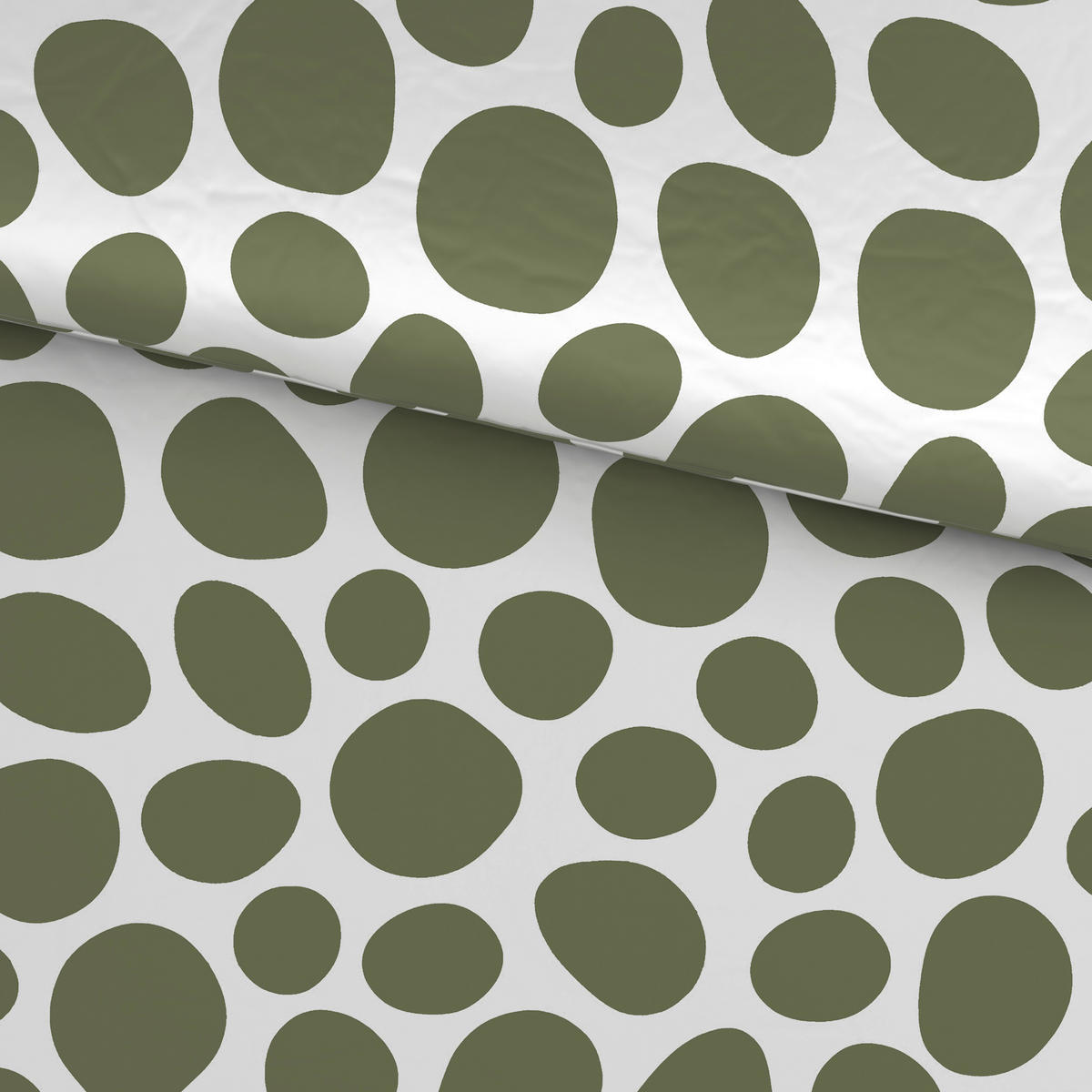 BETTWÄSCHE Satin 155/220 cm  - Grün, Textil (155/220cm) - Novel