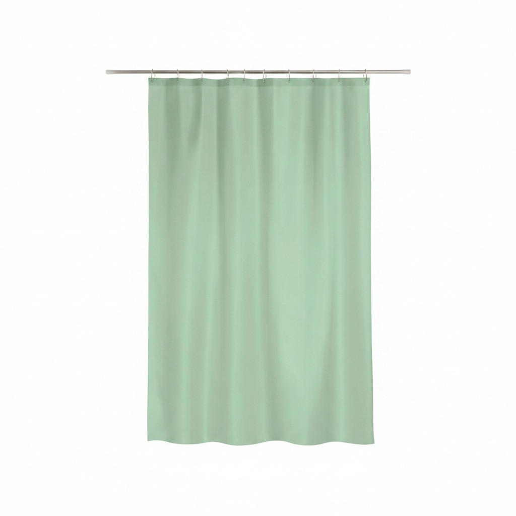 DUSCHVORHANG 180/200 cm  - Grün, Basics, Textil (180/200cm) - MSV
