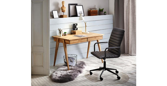 SCHREIBTISCH - Eichefarben, Natur, Holz (120/76/65cm) - Linea Natura