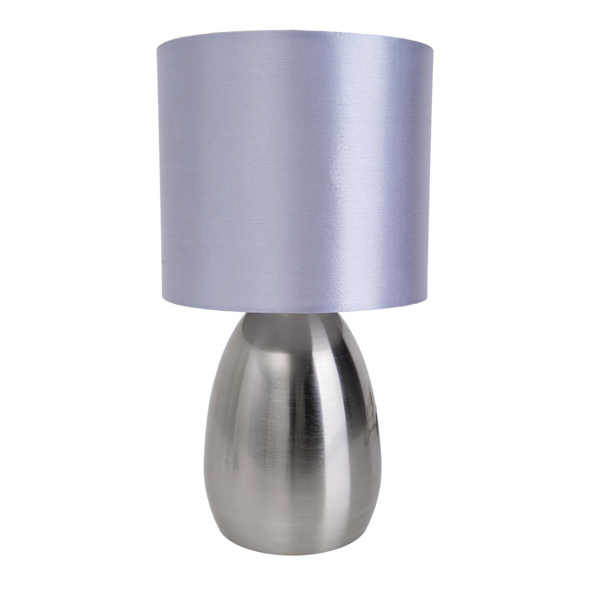 TISCHLEUCHTE 17,5/33 cm   - Grau, Design, Textil/Metall (17,5/33cm) - Näve