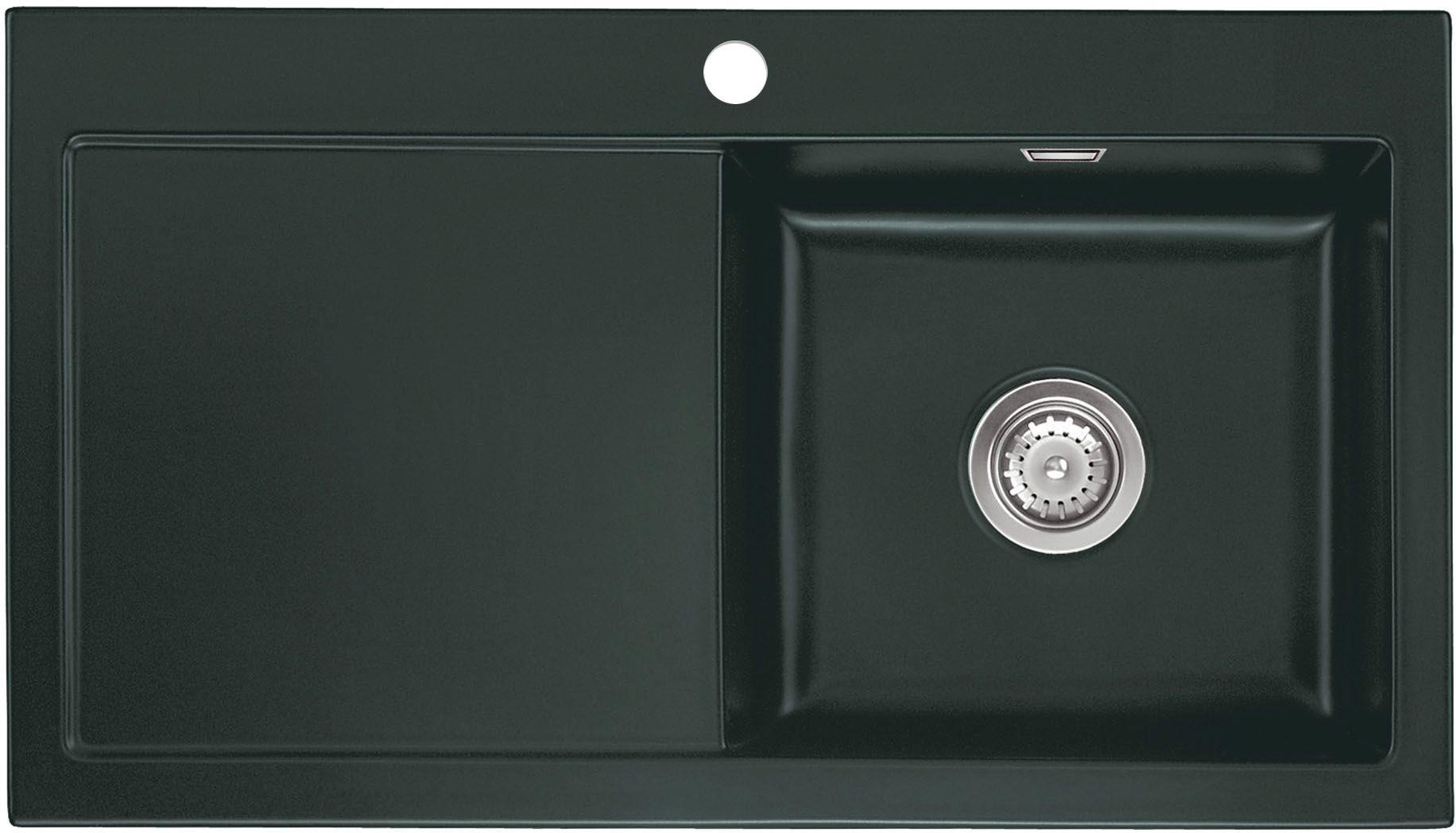 SPÜLE Mera 90 / 50740156  - Dunkelgrün, Basics, Keramik (90/20/51cm) - Systemceram