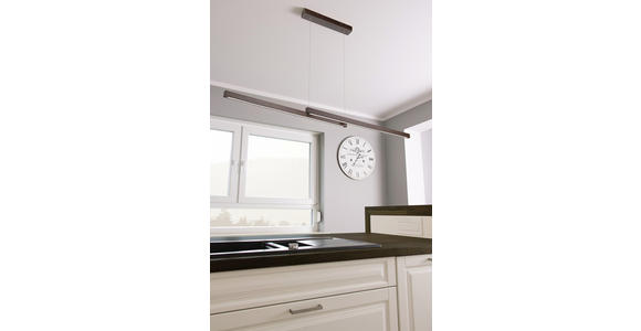 LED-HÄNGELEUCHTE 150/110/10 cm - Braun, LIFESTYLE, Holz/Kunststoff (150/110/10cm) - Dieter Knoll