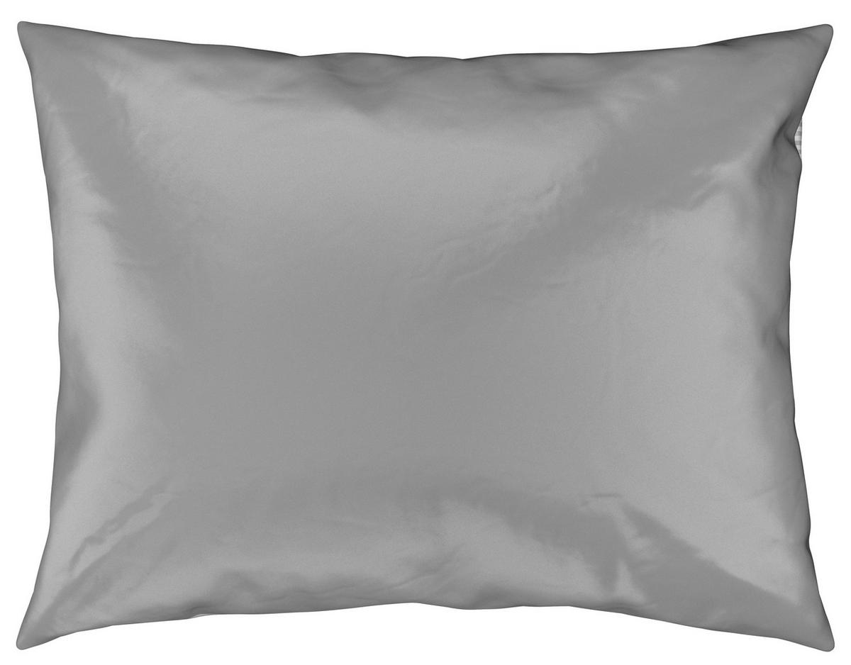 OBOJESTRANSKA POSTELJNINA PAULINA 140/200 cm saten siva  - siva, Konvencionalno, tekstil (140/200cm) - Esposa