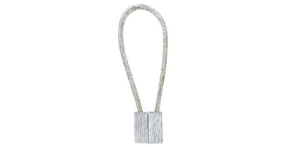 RAFFHALTER 38 cm - Silberfarben, Basics, Textil (38cm) - Homeware