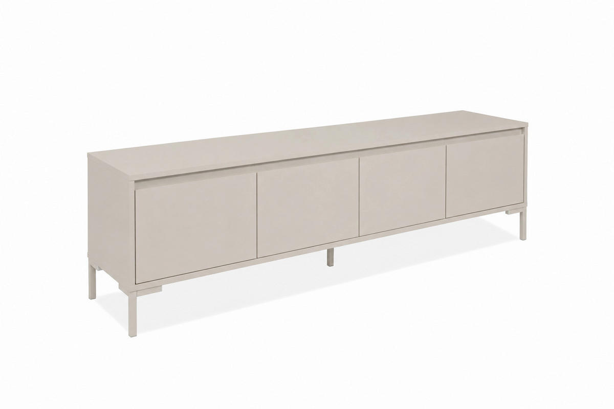 LOWBOARD  176/49/40 cm  stehend  - Kaschmir, Design, Holzwerkstoff/Metall (176/49/40cm) - MID.YOU