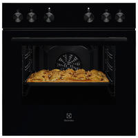 EINBAUHERD KEHLH00BK  - Schwarz, Basics, Glas/Metall (59,5/59,8/54,8cm) - Electrolux