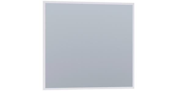 WANDSPIEGEL 83,4/76,4/1,9 cm    in rechteckig  - Weiß, MODERN, Glas/Holzwerkstoff (83,4/76,4/1,9cm) - Carryhome