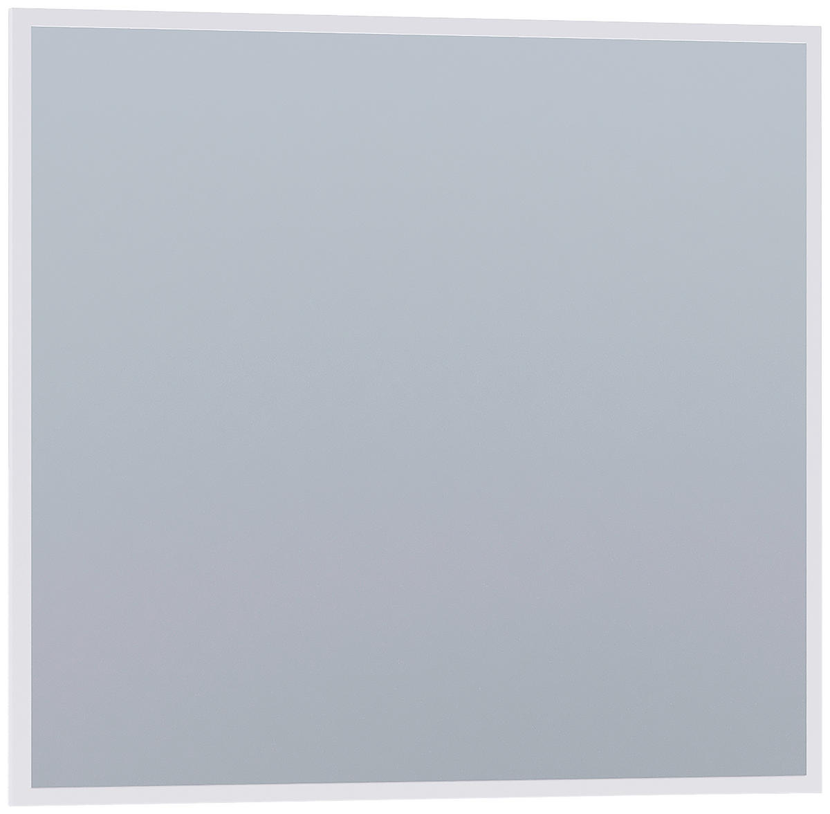 WANDSPIEGEL 83,4/76,4/1,9 cm    in rechteckig  - Weiß, MODERN, Glas/Holzwerkstoff (83,4/76,4/1,9cm) - Carryhome