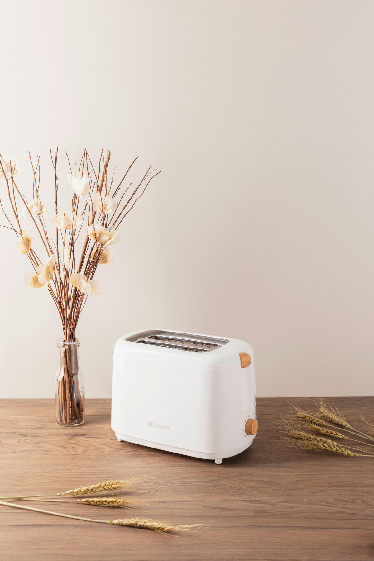 TOASTER  - Weiß, Basics, Kunststoff (18,5/29,5/16cm)