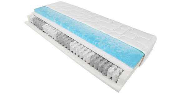 BOXSPRINGMATRATZE 160/200 cm Höhe ca.  - Weiß, Basics, Textil (160/200cm) - Xora