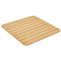 GARTENTISCHPLATTE 80/80/1,8 cm Holz  - Teakfarben, Design, Holz (80/80/1,8cm) - Zebra 