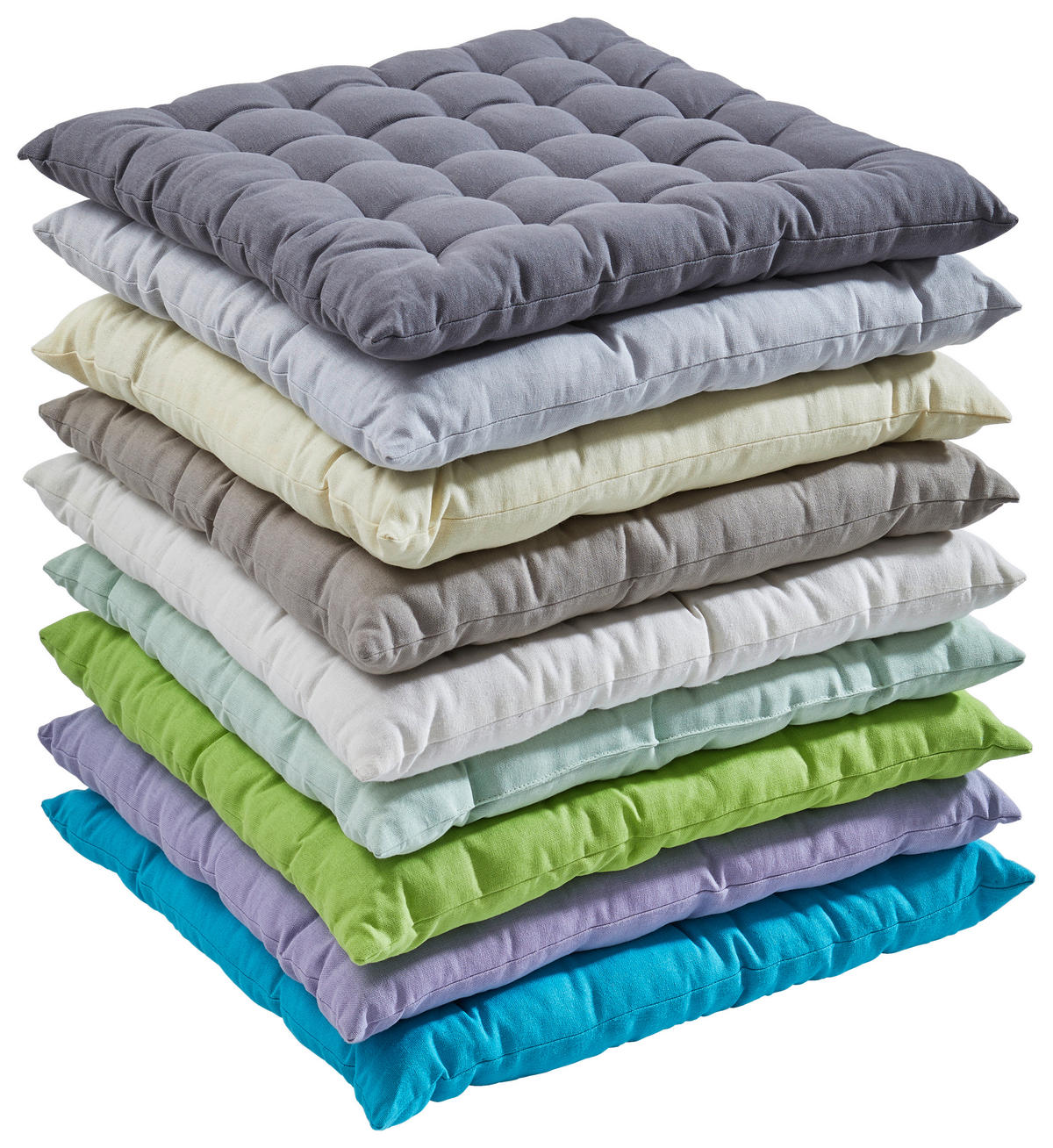 SITZKISSEN  40/40 cm   - Grau, Design, Textil (40/40cm) - Esposa