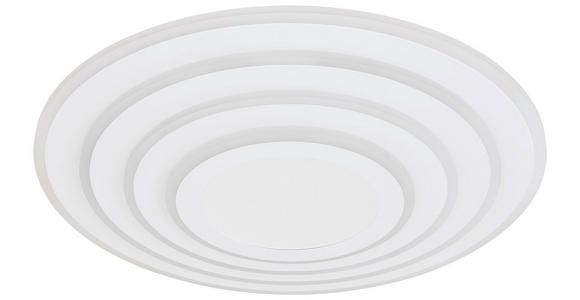 LED-DECKENLEUCHTE 50/6,5 cm    - Weiß, Design, Kunststoff/Metall (50/6,5cm) - Novel