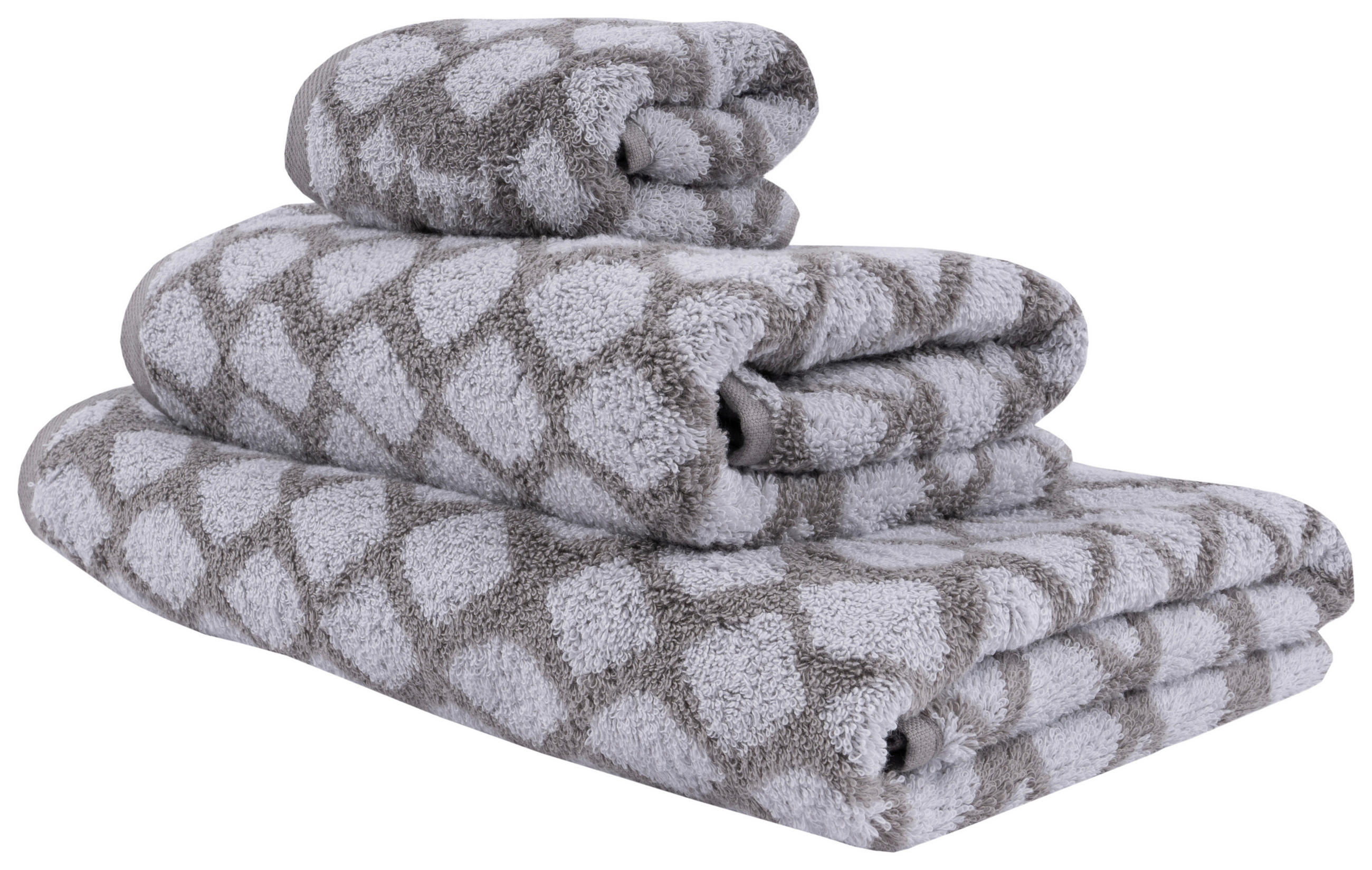 GÄSTETUCH Snako Silberfarben, Dunkelgrau 2-teilig 30/50 cm  - Dunkelgrau/Silberfarben, Design, Textil (30/50cm) - Dieter Knoll