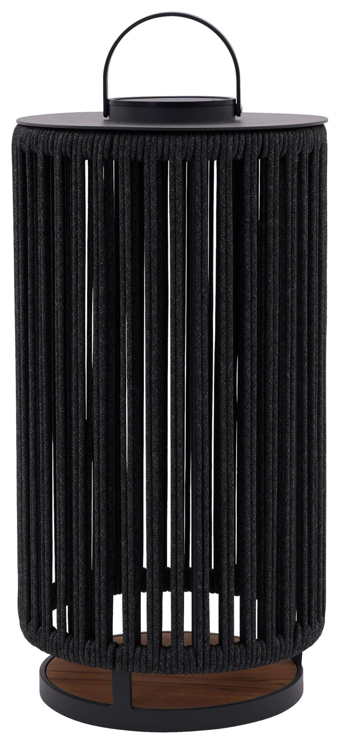SOLÁRNÍ SVÍTIDLO, 42/81/42 cm - tmavě šedá/antracitová, Design, kov/textil (42/81/42cm) - Ambia Garden