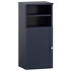 UNTERSCHRANK 30,3/70/25,4 cm   - Silberfarben/Dunkelblau, Basics, Holzwerkstoff/Metall (30,3/70/25,4cm) - Stylife