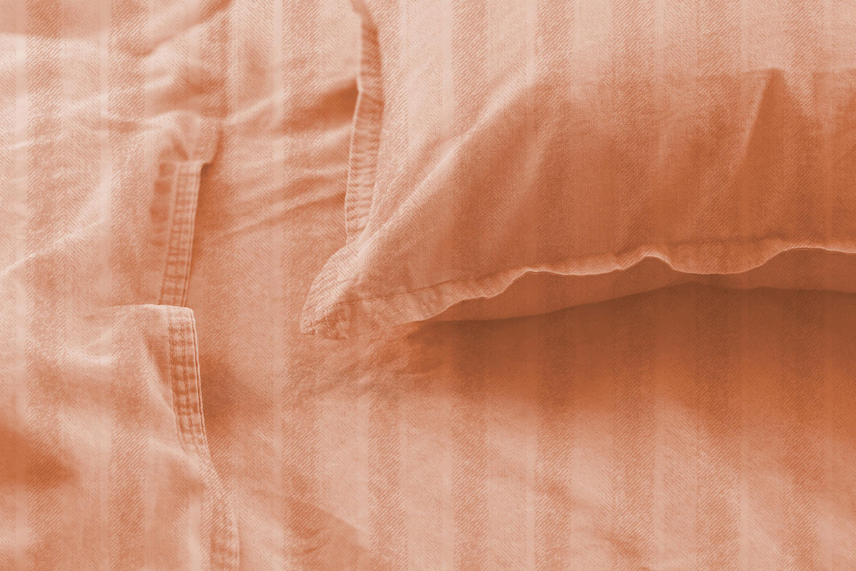 BETTWÄSCHE Renforcé 155/220 cm  - Orange, Basics, Textil (155/220cm)