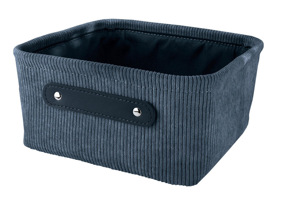 AUFBEWAHRUNGSBOX - Dunkelblau, Basics, Kunststoff (23/11/23cm) - Kleine Wolke