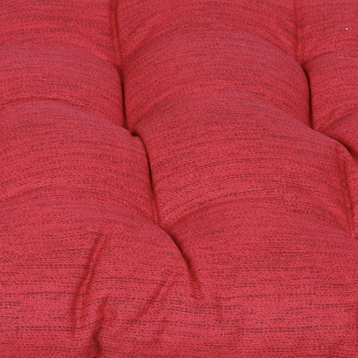 GARTENSITZKISSEN in Rot 40/40 cm  - Rot, Design, Textil (40/40cm)