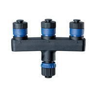 VERTEILER PLUG & SHINE 9,4/7,5 cm   - Schwarz, Basics, Kunststoff (9,4/7,5cm) - Paulmann