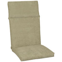 SESSELAUFLAGE in Beige Uni  - Beige, Design, Textil (120/9/50cm)