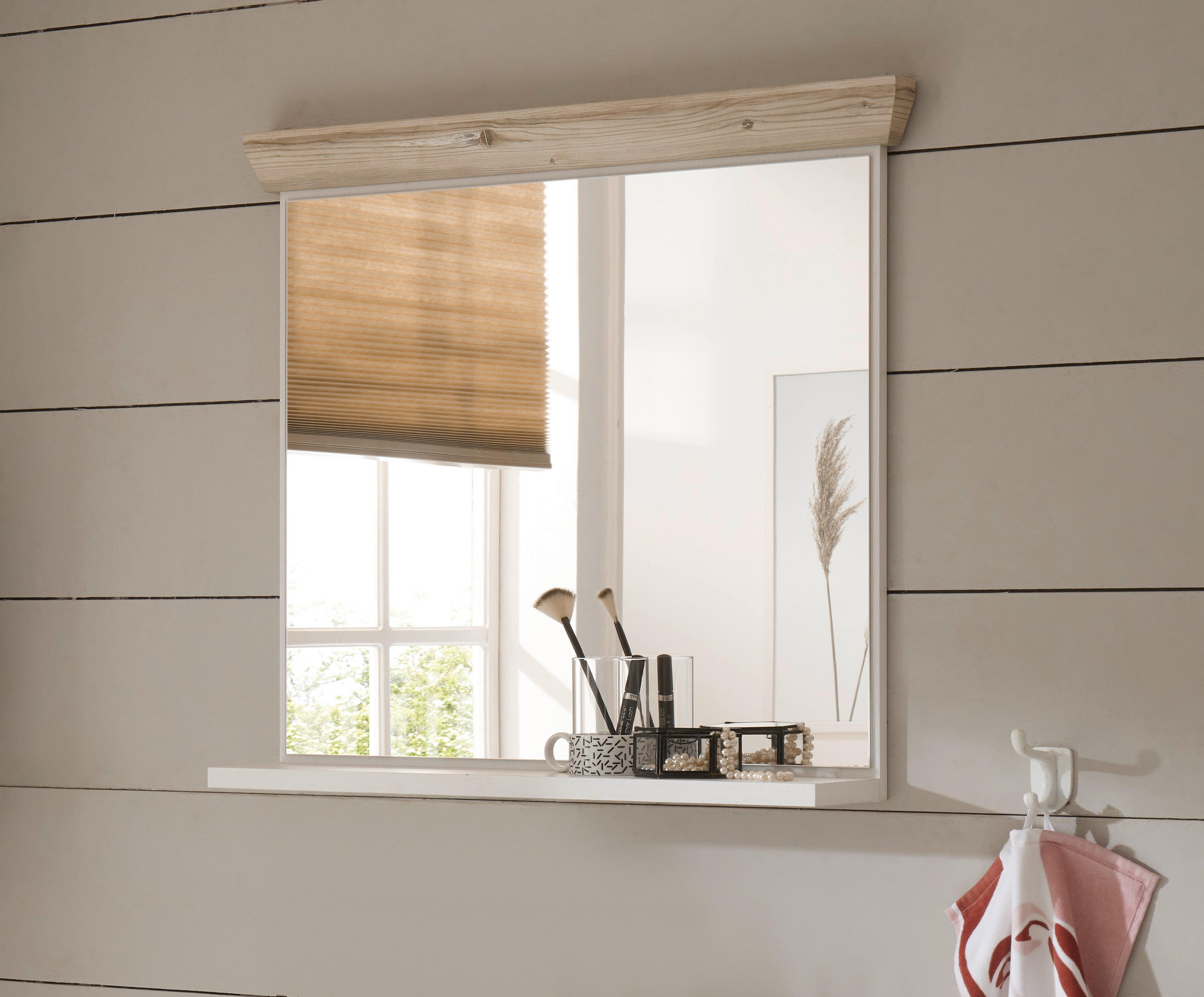 WANDSPIEGEL 80/72/15 cm    in  - Pinienfarben, Design, Holzwerkstoff (80/72/15cm) - MID.YOU