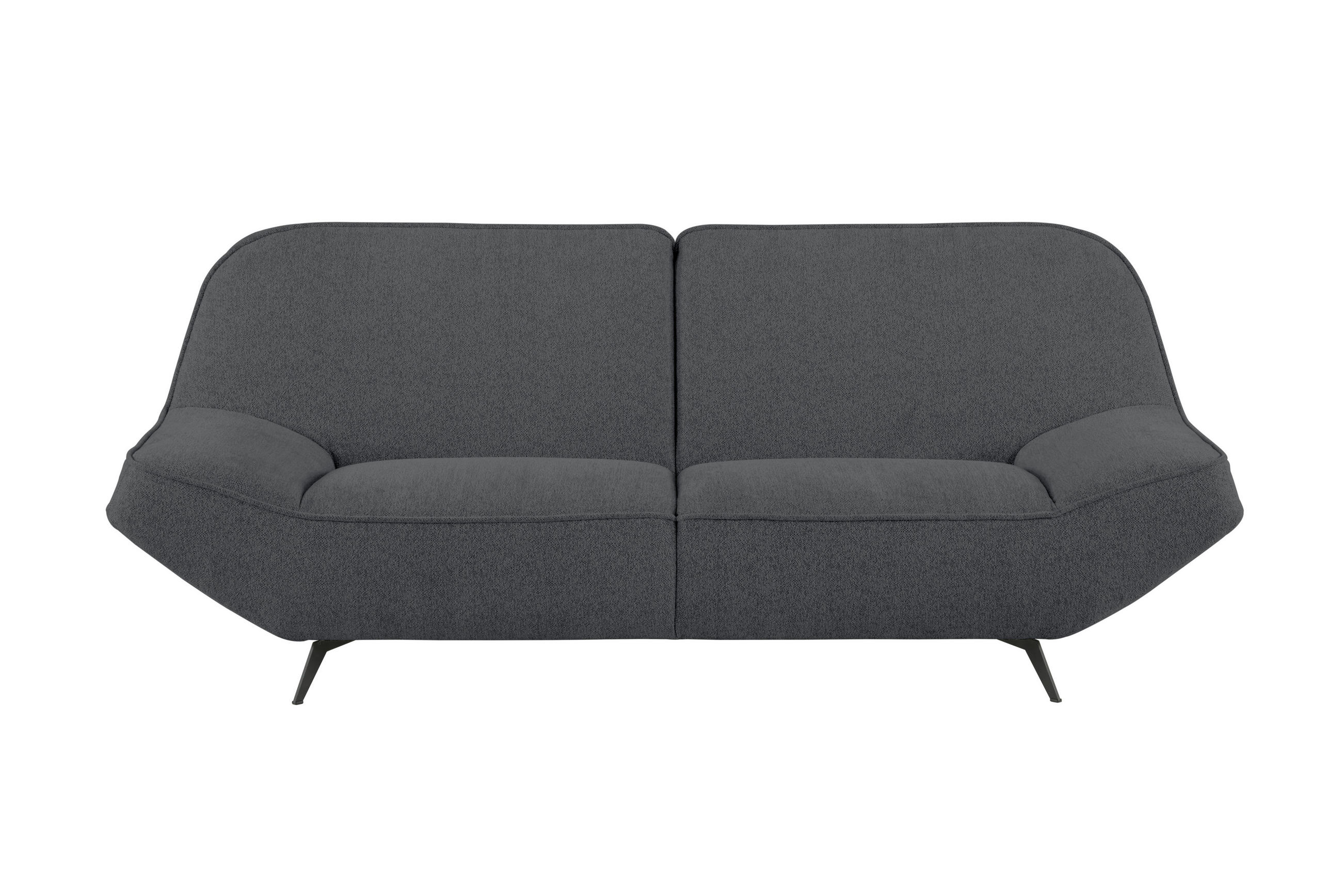 3-SITZER-SOFA Chenille Anthrazit  - Anthrazit, Design, Textil (223/87/96cm) - MID.YOU