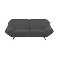 3-SITZER-SOFA in Chenille Anthrazit  - anthracite, Design, textile (223/87/96cm) - MID.YOU