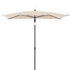 SONNENSCHIRM ca. 200x120  cm Naturfarben  - Schwarz/Naturfarben, Design, Textil/Metall (120/200cm) - Doppler