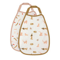 LÄTZCHEN - Braun/Orange, Basics, Textil (30/0,5/38cm) - Lässig