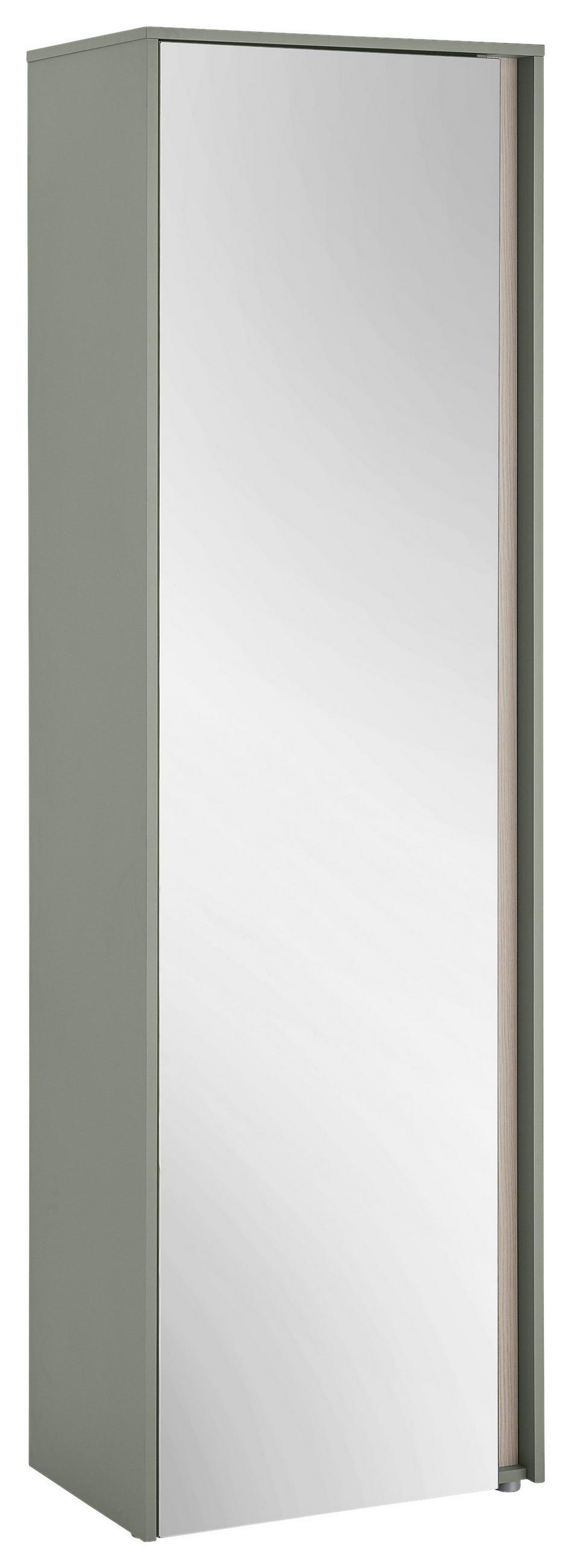 GARDEROBENSCHRANK  in 60/200/40 cm  - Eichefarben/Salbeigrün, Design, Glas/Holzwerkstoff (60/200/40cm) - Modante