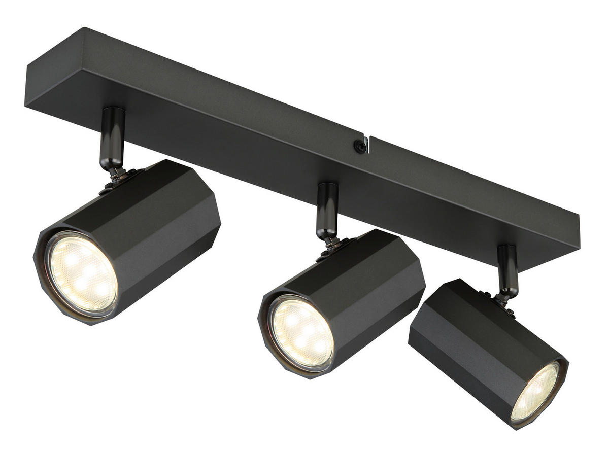 REFLEKTOR JAMES  - siva, Osnovno, metal (39/6/14,5cm)