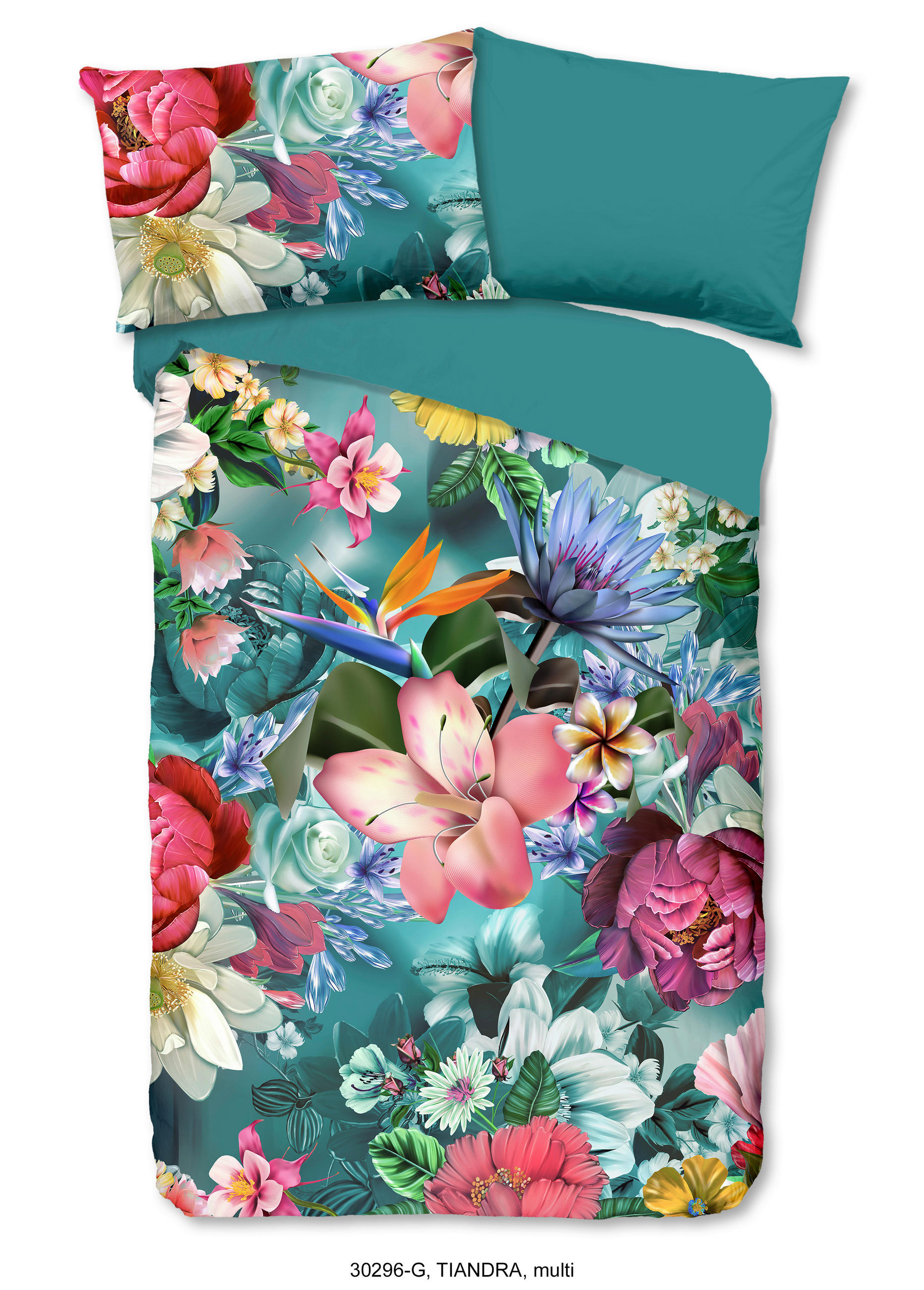 Bettwäsche Tiandra Multicolor 140x200 Cm